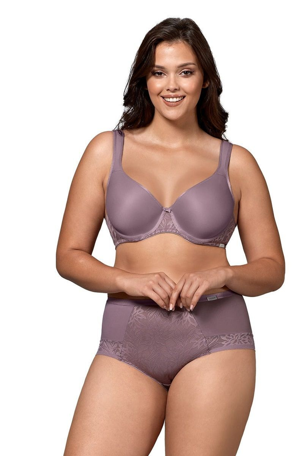 Бюстгальтер Marietta с чашками из гибридной пены (Размер: 90B) (Цвет: коралловый)