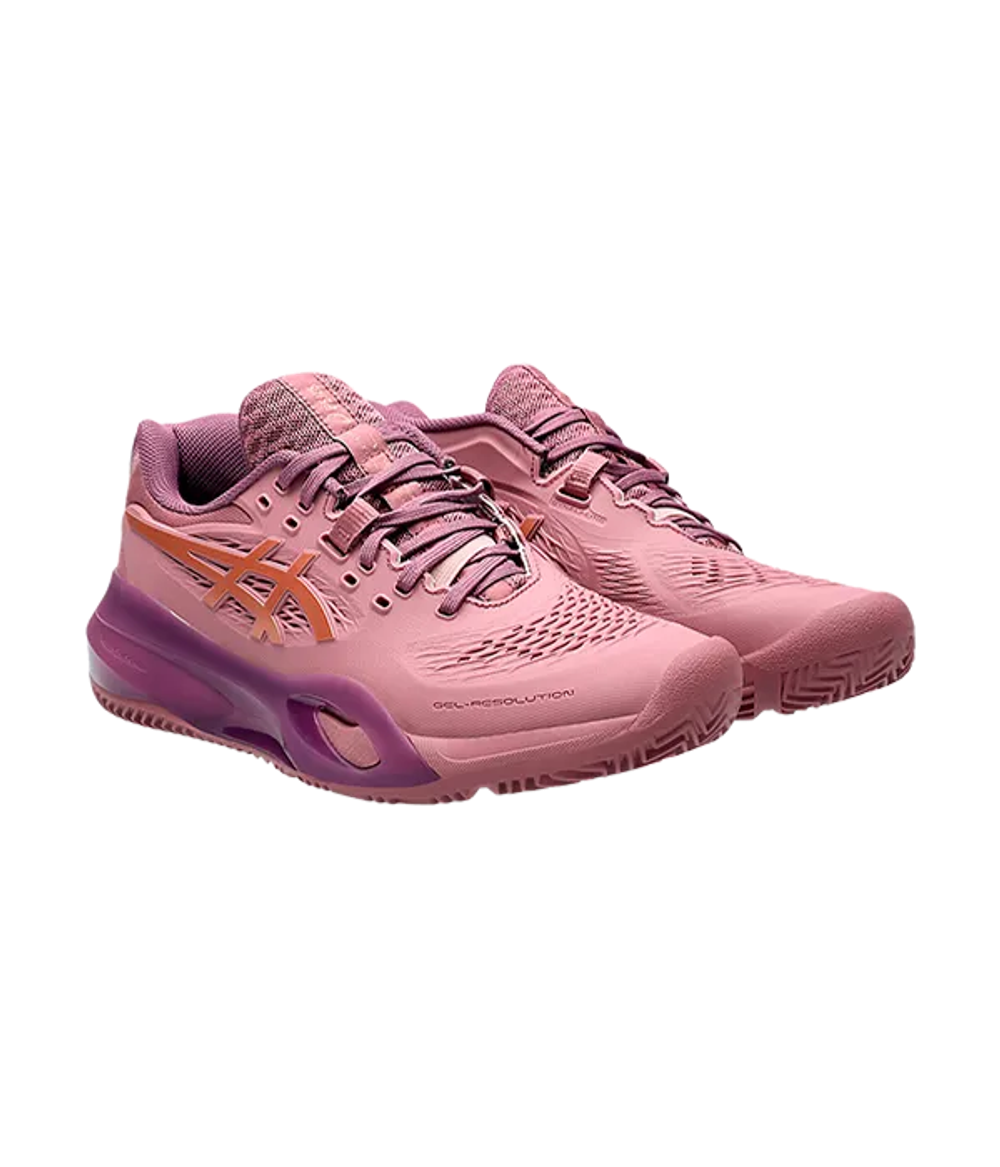 Asics Gel-Resolution X Padel Женские кроссовки с фиолетовым оксидом-розовым золотом 2025 года