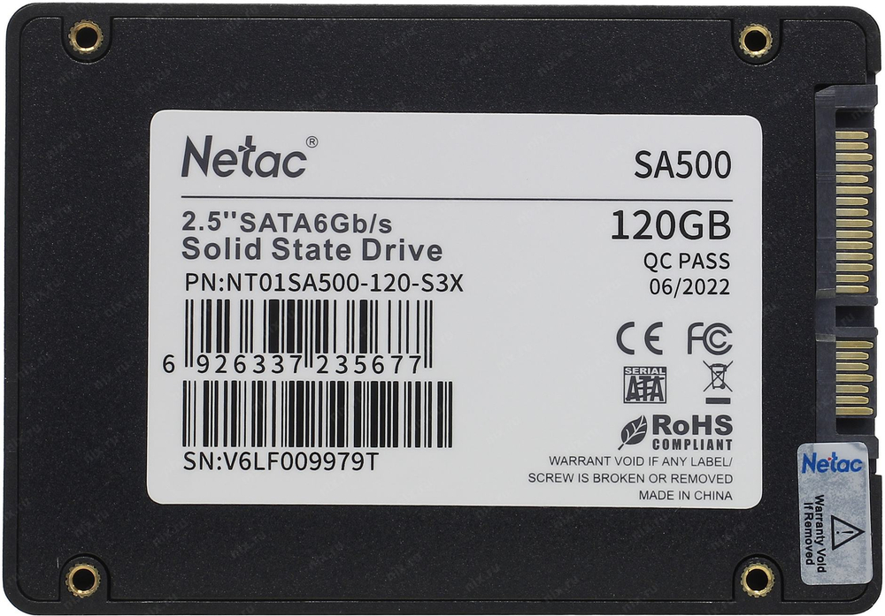 SSD 120 Gb SATA Netac SA500 <NT01SA500-120-S3X> 2.5"