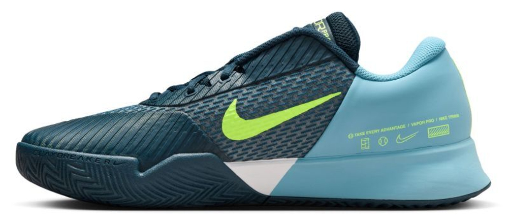 Мужские кроссовки теннисные Nike Zoom Vapor Pro 2 Clay - разноцветный
