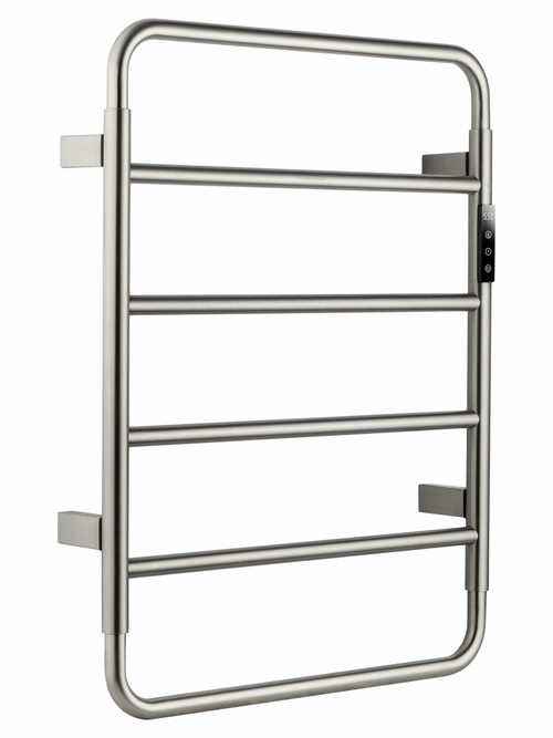 Полотенцесушитель электрический WONZON & WOGHAND WISMAR, Брашированный никель (WW-AL201-BR)