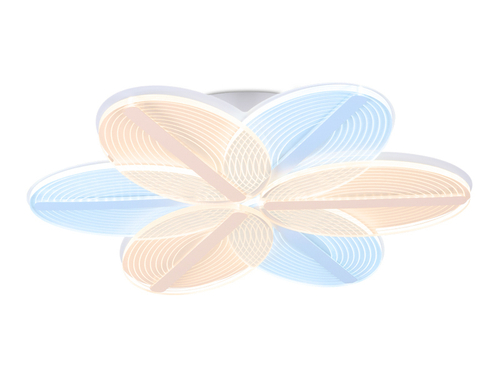 Потолочный светодиодный светильник с пультом AK4309/6 WH белый 85W 520*470*80 (ПДУ РАДИО 2.4)