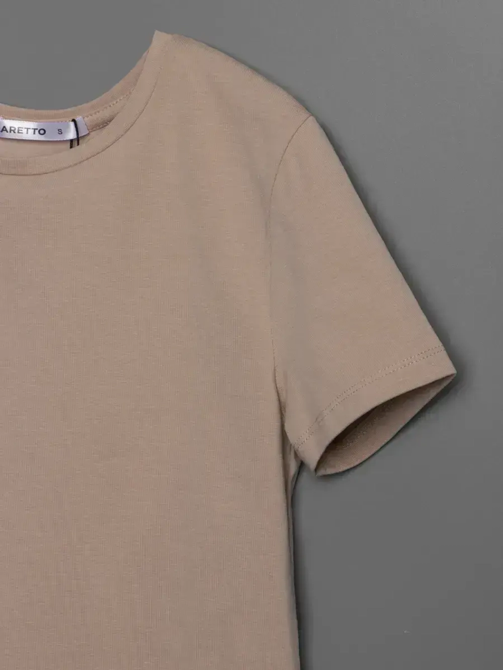 Футболка женская летняя, бежевая