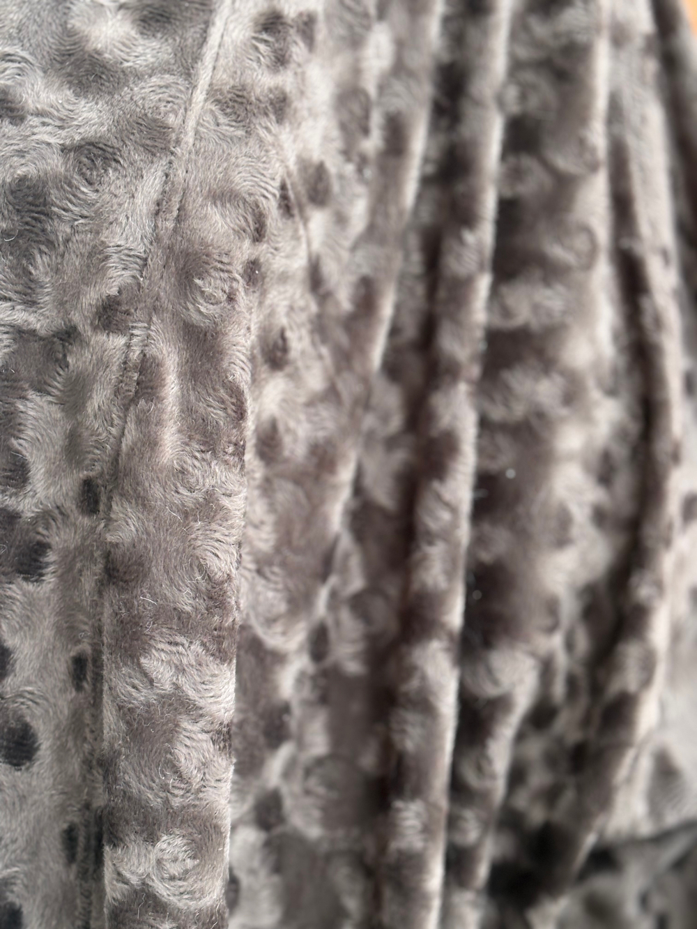 Кафтан -пальто с поясом без подкладки /дымка