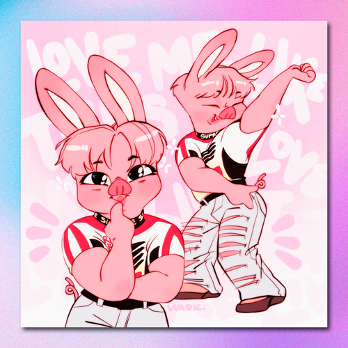 Арт принт / инок. / STRAY KIDS / Двекки #1