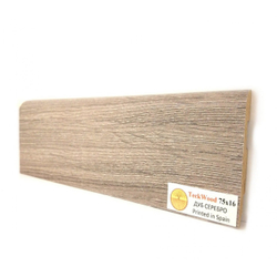 Плинтус Teckwood Дуб Серебро (Oak Silver) 75х16