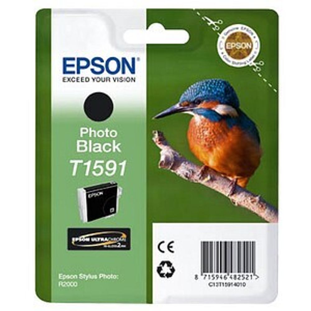 Картридж EPSON T1591 черный фото для R2000