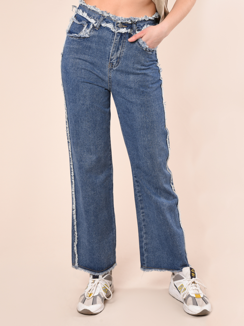 Брюки женские джинсовые