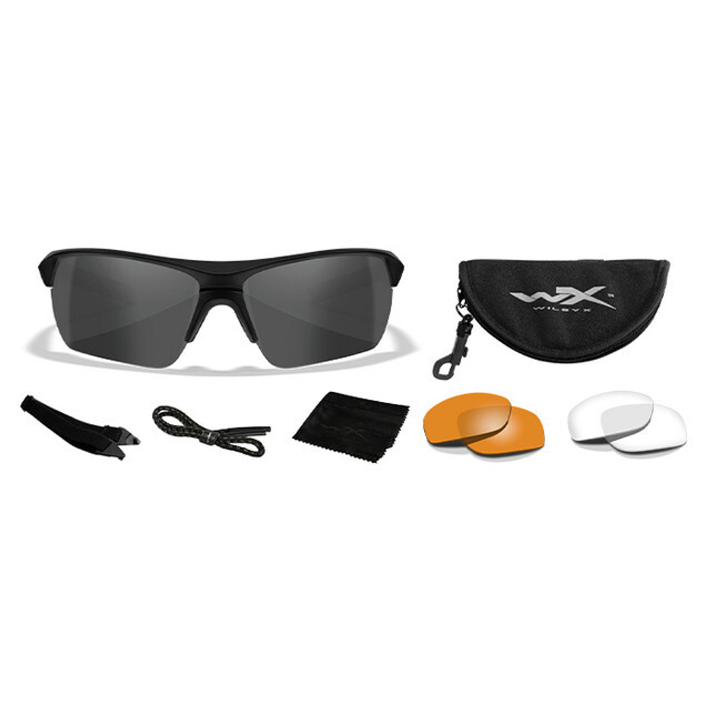 Очки тактические-защитные WILEY-X GUARD ADVANCED (FRAME MATTE BLACK, LENS CLEAR+GREY+RUST)