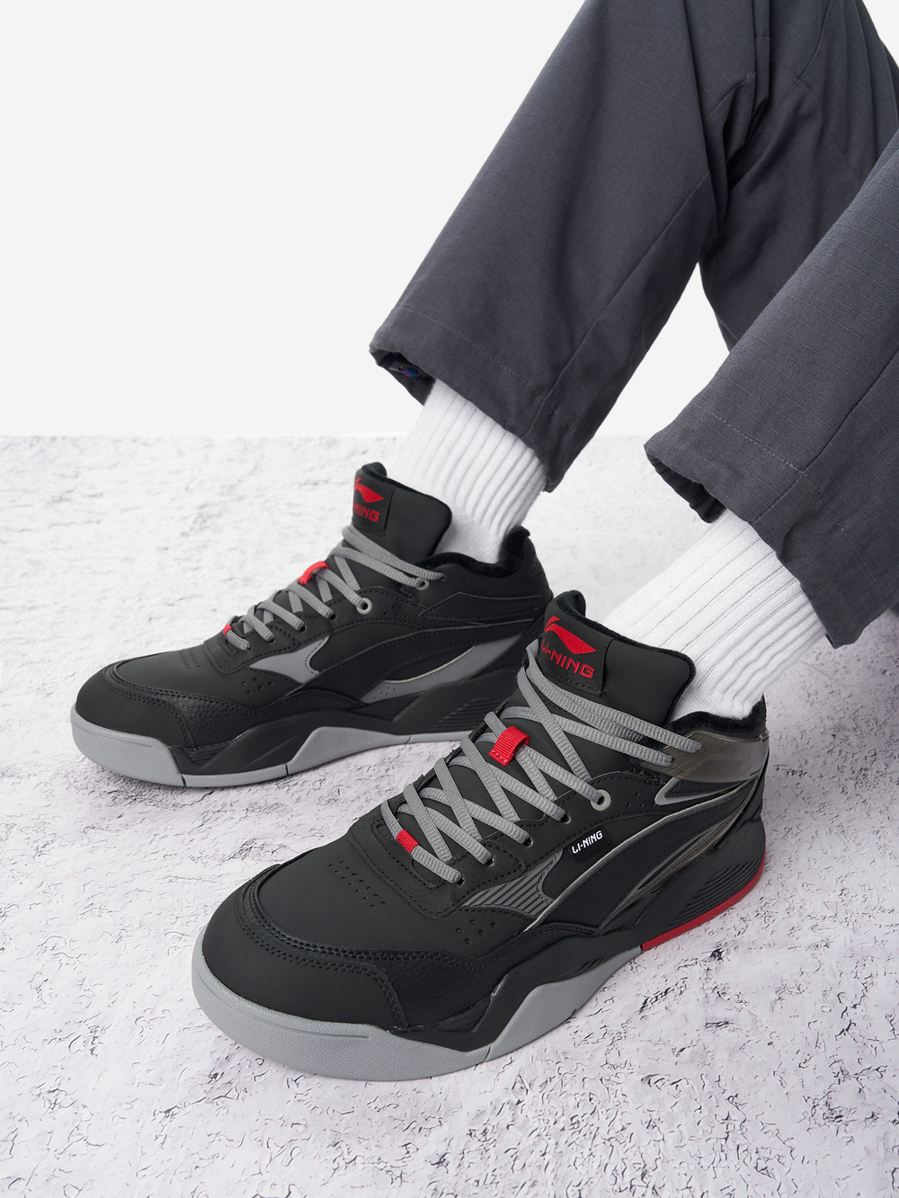 AGCT369-2F Кеды мужские BBS LI-NING