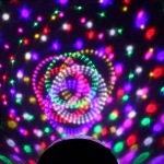 Диско-шар светодиодный «Каледоскоп», LED (красный, зеленый, синий), USB+mp3+пульт+bluetooth (220V)