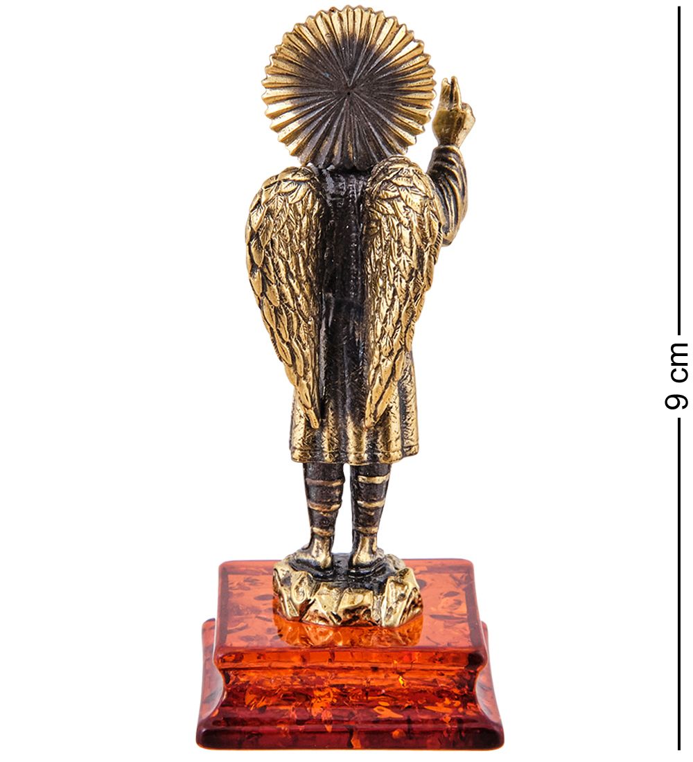 Народные промыслы AM-3642 Фигурка «Архангел Михаил» (латунь, янтарь)