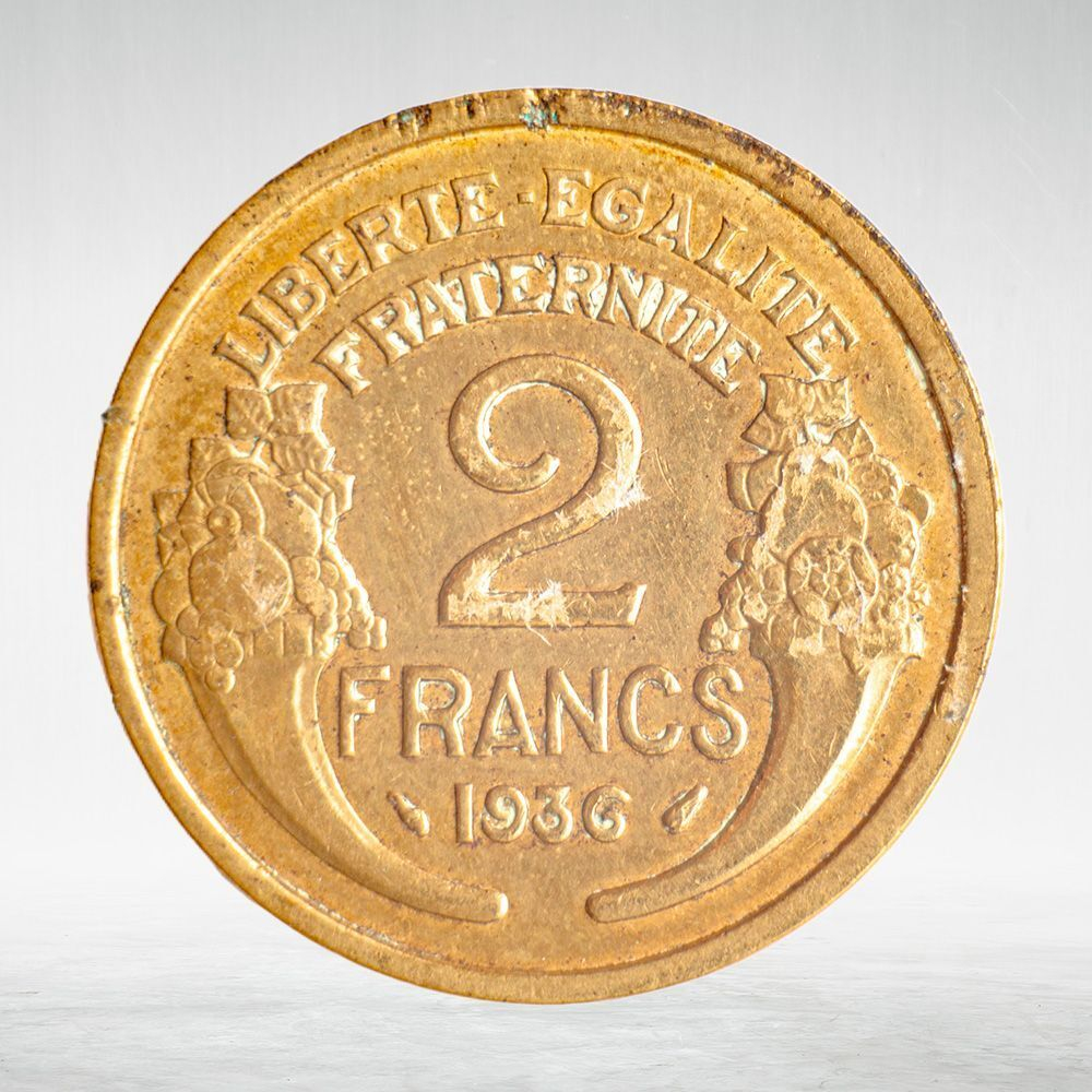 France, 2 Francs 1936, VF