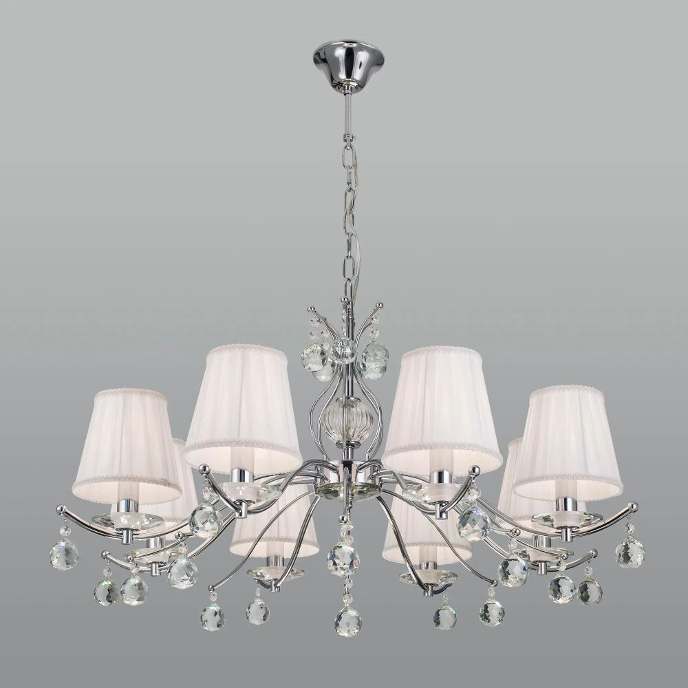 Citilux Шелли CL438181 Люстра подвесная с абажурами Хром