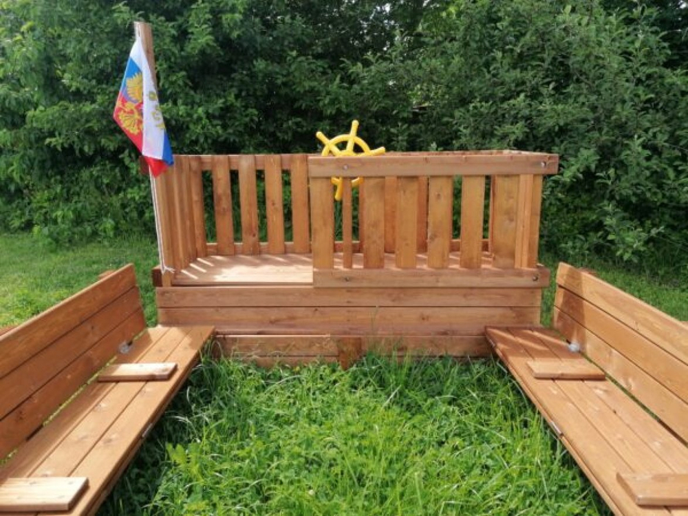 Песочница Солнышко большая
