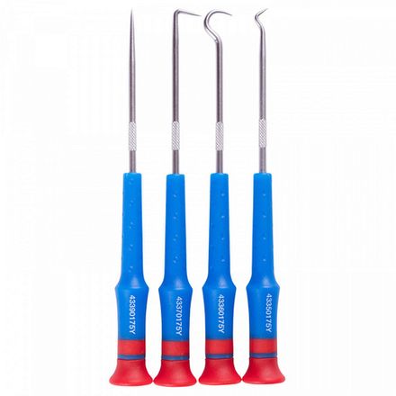 Цена на KING TONY (30914AY) Набор для демонтажа сальников и колец, 4 предмета