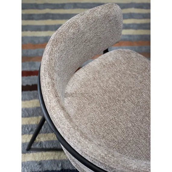 Стул Helning, мягкий шенилл, капучино