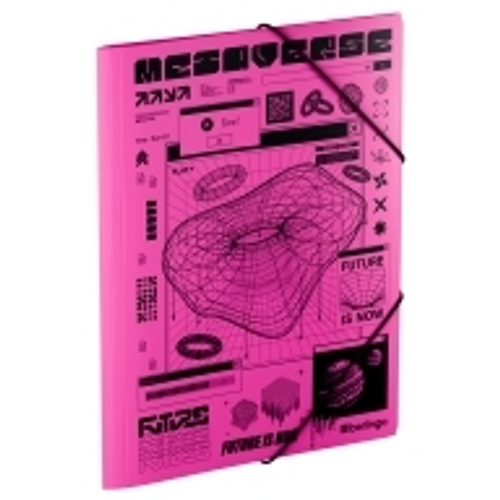 Папка на резинке Berlingo "Future Tech" А4, 600мкм, с рисунком