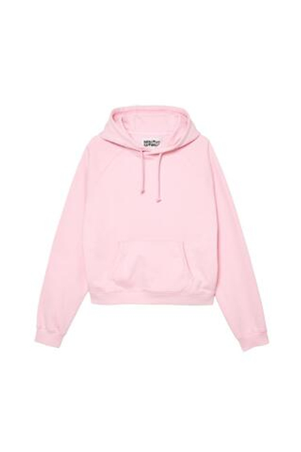 ZARA X BENITO ANTONIO ТОЛСТОВКА С КАПЮШОНОМ УКОРОЧЕННОГО КРОЯ, РОЗОВЫЙ