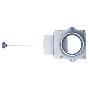 Чугунный шиберный блок D150