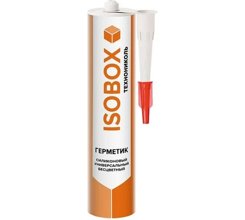Герметик ISOBOX 260гр силиконовый универальный прозрачный