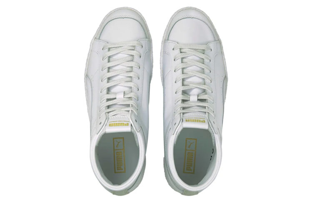 PUMA Ralph Sampson 70 Mid Suit Trainers Board Shoes White