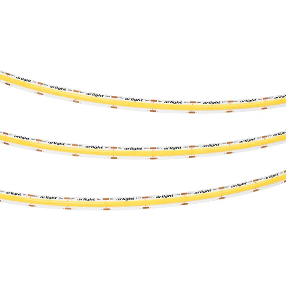 Светодиодная лента COB-X576-10mm 24V Warm2700 (15 W/m, IP20, 5m) (Arlight, высок.эфф.150 лм/Вт) 059122