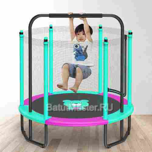 Батут с сеткой с П-образной ручкой, диаметр 5 фт