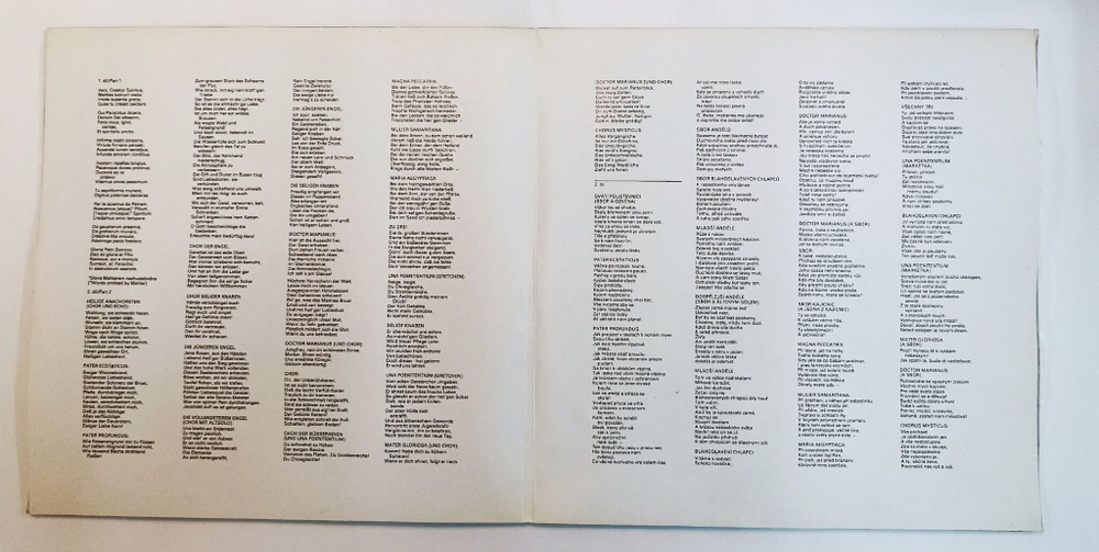 Винтажная виниловая пластинка LP Gustav Mahler Малер, Czech Philharmonic Orchestra Symphony No.8 2LP (Чехословакия 1988)