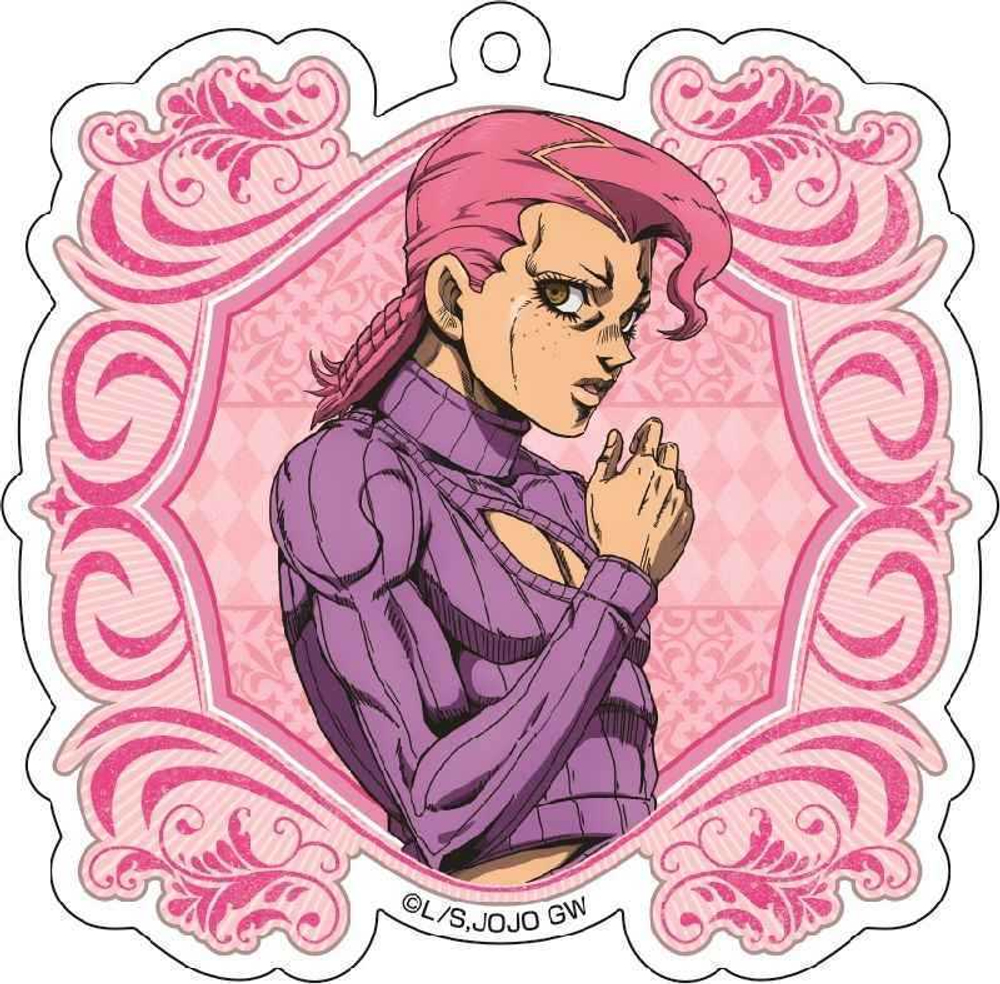 Акриловый брелок "ДжоДжо / JoJo - Золотой ветер"