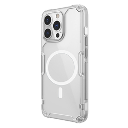 Прозрачный чехол Nillkin с поддержкой MagSafe для iPhone 13 Pro, серия Nature TPU Pro Magnetic Case, усиленный