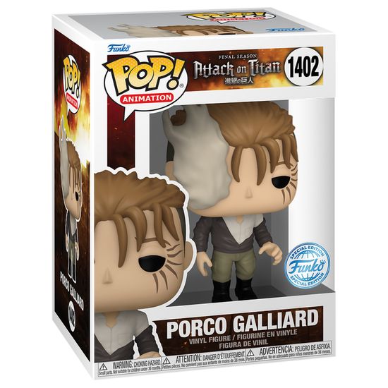 Фигурка Funko POP! Animation Attack on Titan S4 Porco Galliard (Exc) (1402) 71251 / Фигурка Фанко ПОП! по мотивам аниме "Атака Титанов",  Порко Галлиард
