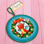 Подставка под горячее керамическая 16см «Счастливый Дракоша Рони»