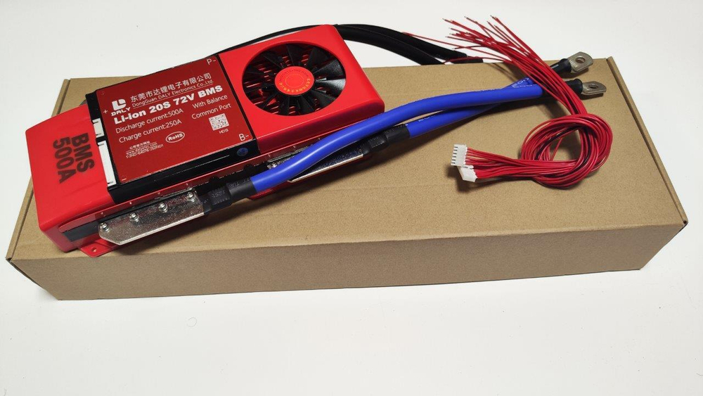 Плата контроля BMS Li-ion 20S 72V 500A