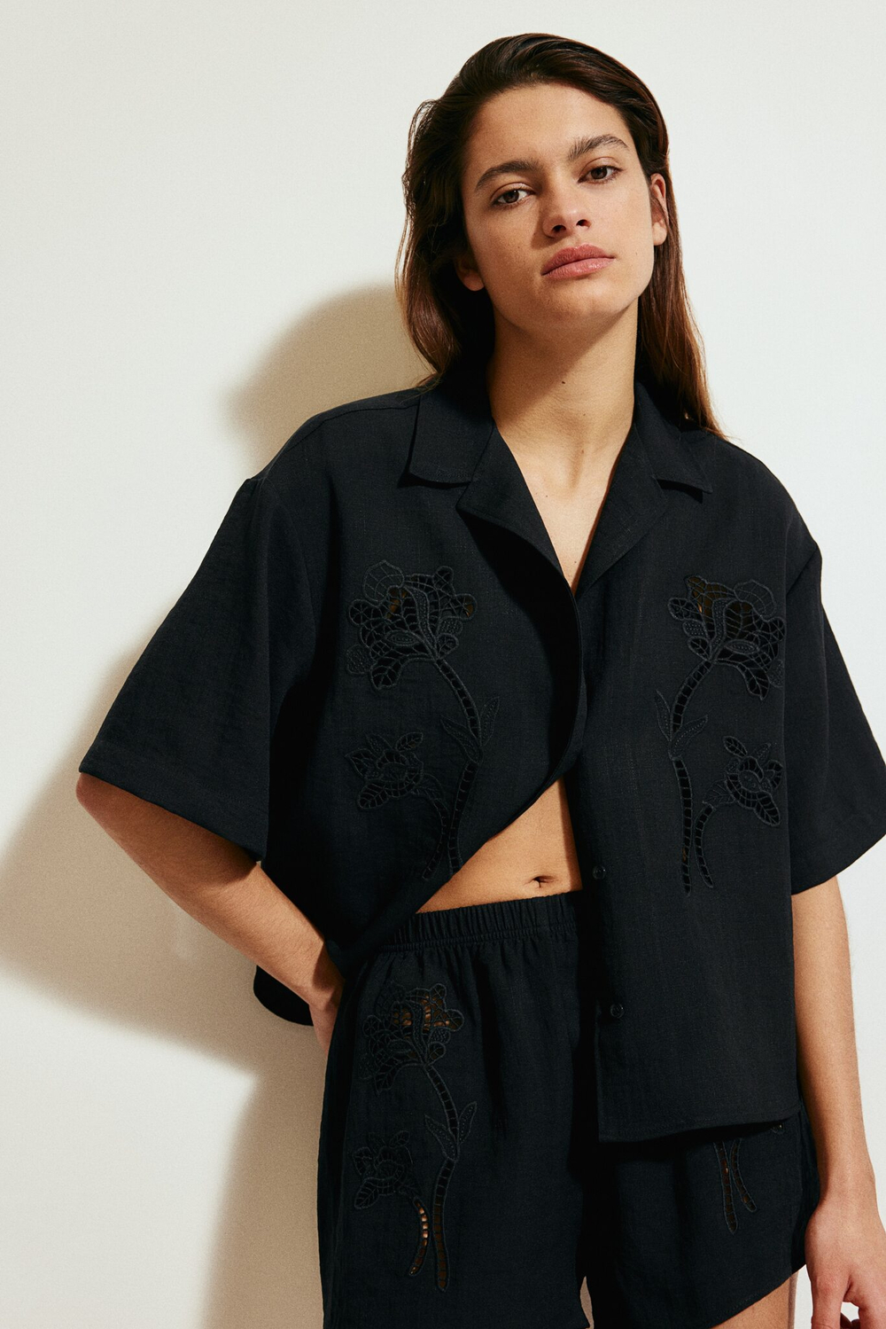 Шорты broderie anglaise