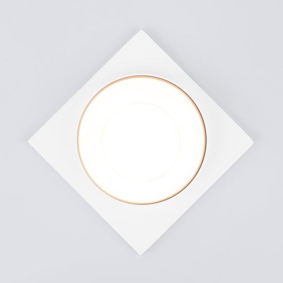 Встраиваемый светильник Elektrostandard 116 MR16 золото/белый a053346