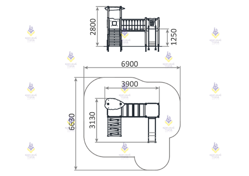 Игровой комплекс «Тропики тип-3»