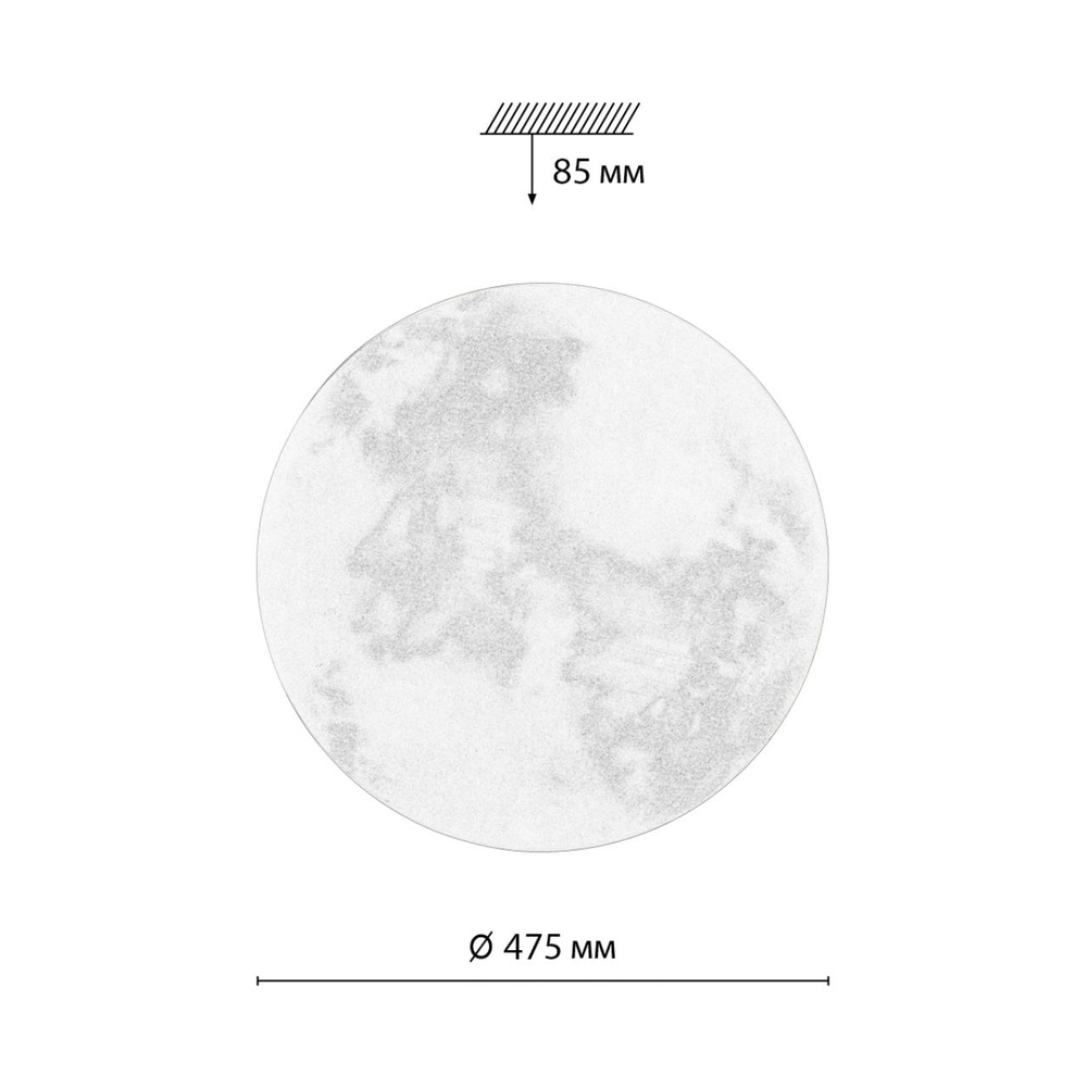 7726/EL PALE SN 115 Светильник пластик/мульти LED 70Вт 3000-6000К D475 IP43 пульт ДУ SUN