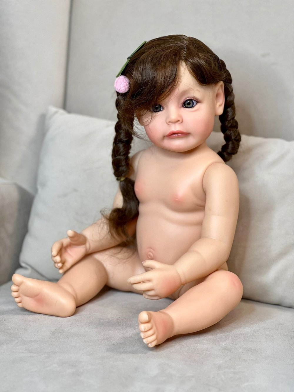 Кукла Реборн виниловая 55см в пакете (FA-381)