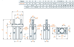 Пневмозахват параллельный MHZ2-20D