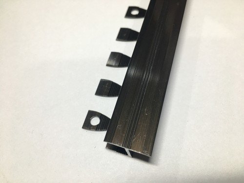 ATZг 10мм "DO-4" 2,7м Коричн. глянец Z-об. 16мм гибкий анод. алюм.