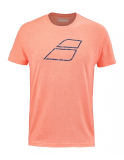 Теннисная футболка Babolat Big Flag Tee Men - Orange