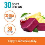 Force Factor, Happy Mood, тропические фрукты, 30 жевательных таблеток