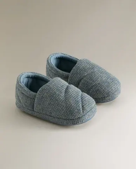 ZARA HOME УЮТНЫЕ ДЕТСКИЕ ТАПОЧКИ, СИНИЙ