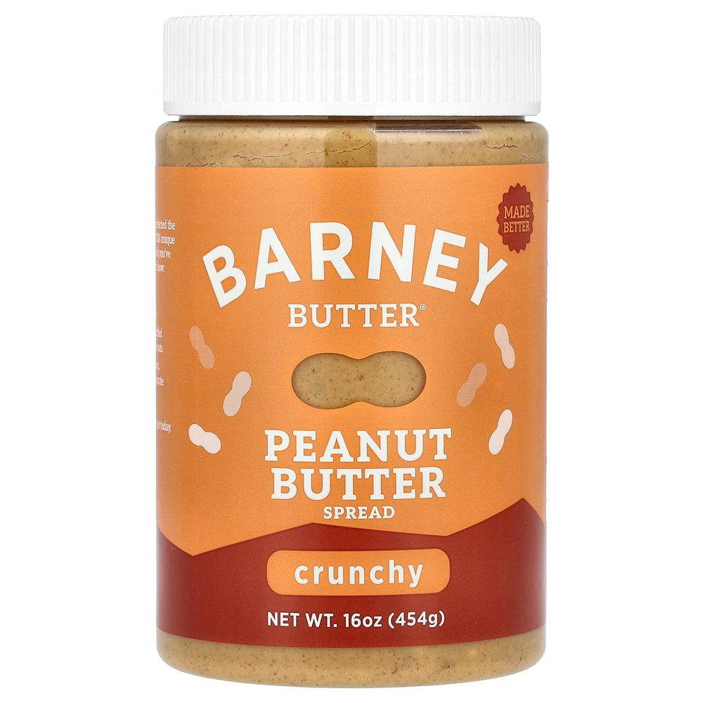 Barney Butter, Спред с арахисовой пастой, хрустящий, 454 г (16 унций)