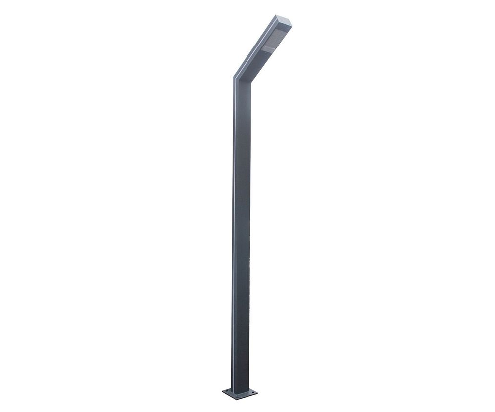 Светильник уличный Рагги серый 220V w13*8,5 h300 Led 30W (4000K) Декоративная подсветка зеленая.