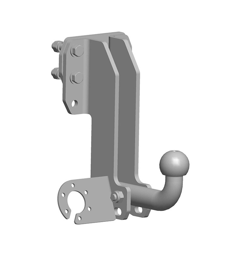 Фаркоп для УАЗ 2206, 3741, 3909, 3962, 39625, 3963 Буханка 1985- Тип шара: A. Нагрузки: 800/50 кг, UAZ-07