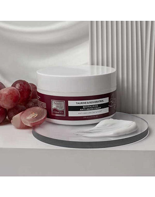 Крем возрождающий Anti Age plus 24 часа "Taurine & Resveratrol" 250 мл Beauty Style
