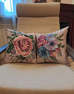 Декоративный гобеленовый чехол для интерьерной подушки Загадка 2 38*38