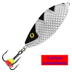 Блесна зимняя СПИНКА 10,0g, цвет 01, 1 шт